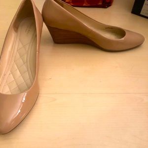 Nude Cole Haan Wedges